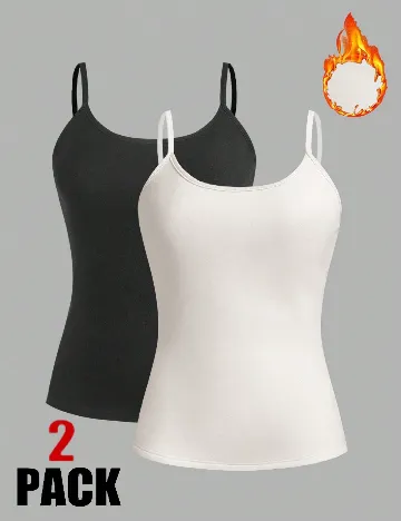 Set Maiouri 2 bucati SHEIN, alb/negru