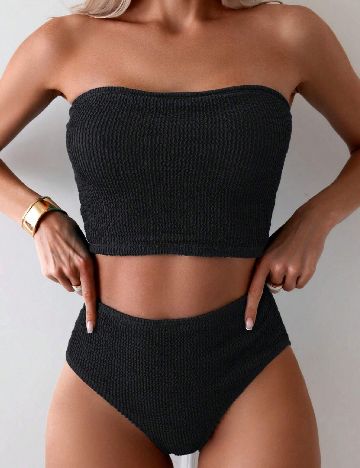 Costum de baie SHEIN, negru