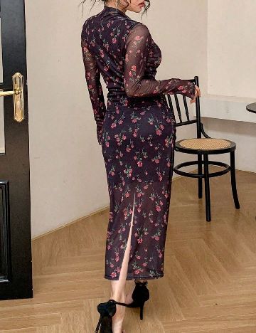 Rochie medie Dazy, floral print