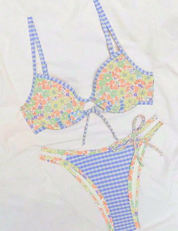 Costum de baie SHEIN, mix culori