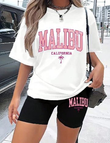 Compleu SHEIN, alb/negru