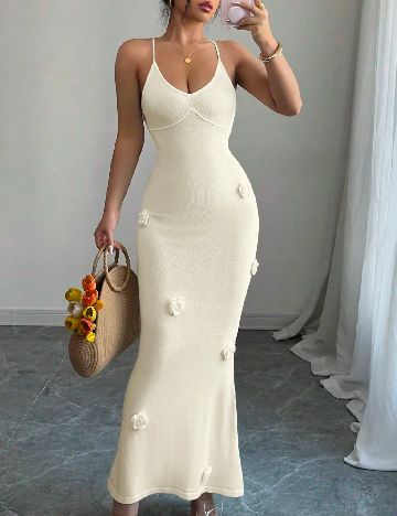 Rochie lunga SHEIN, bej