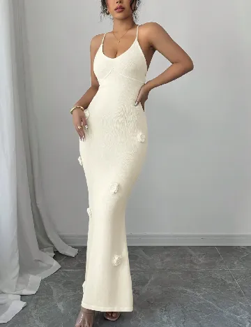 Rochie lunga SHEIN, bej