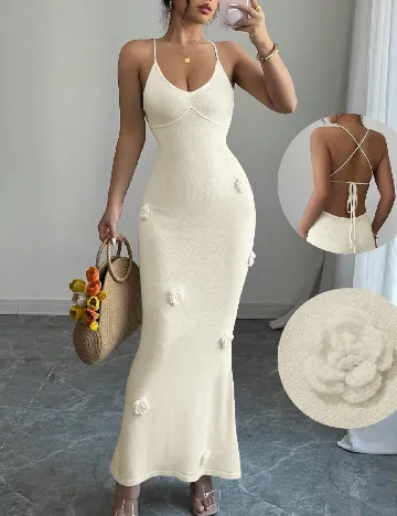 Rochie lunga SHEIN, bej