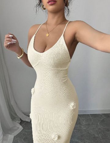 Rochie lunga SHEIN, bej