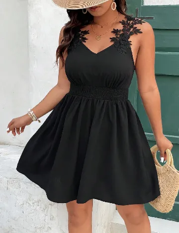 Rochie scurta SHEIN CURVE, negru