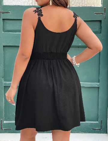 Rochie scurta SHEIN CURVE, negru