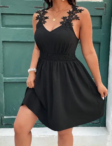 Rochie scurta SHEIN CURVE, negru