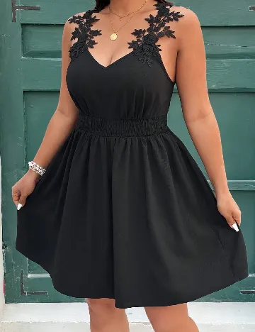 Rochie scurta SHEIN CURVE, negru