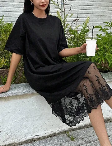 Rochie medie Dazy, negru