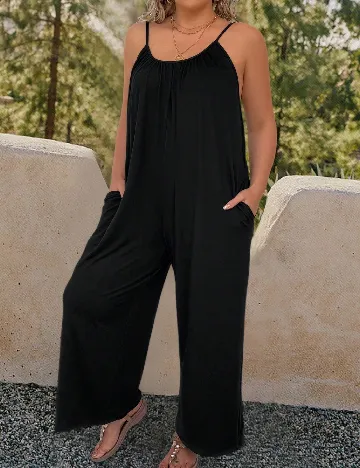 Salopeta SHEIN CURVE, negru