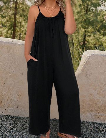 Salopeta SHEIN CURVE, negru