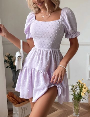 Rochie scurta SHEIN, lila