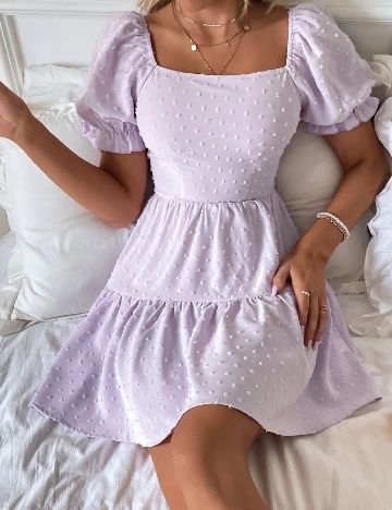 Rochie scurta SHEIN, lila