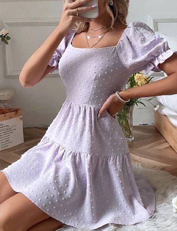 Rochie scurta SHEIN, lila