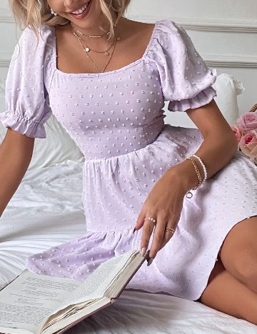 Rochie scurta SHEIN, lila