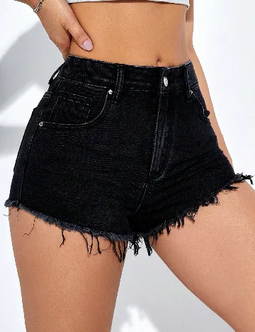 Pantaloni scurti SHEIN, negru