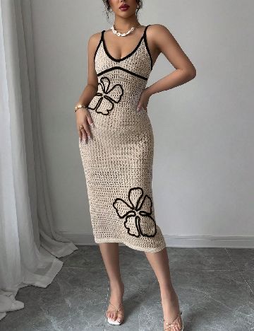 Rochie de plaja SHEIN, bej