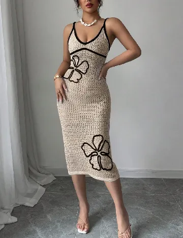 Rochie de plaja SHEIN, bej