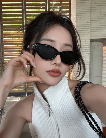 Ochelari de soare SHEIN, negru