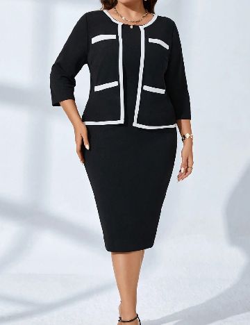 Compleu SHEIN CURVE, negru