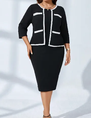 Compleu SHEIN CURVE, negru