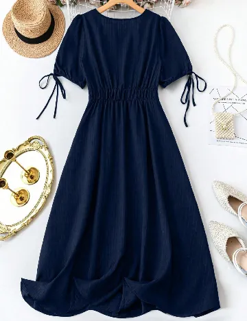 Rochie medie SHEIN CURVE, bleumarin