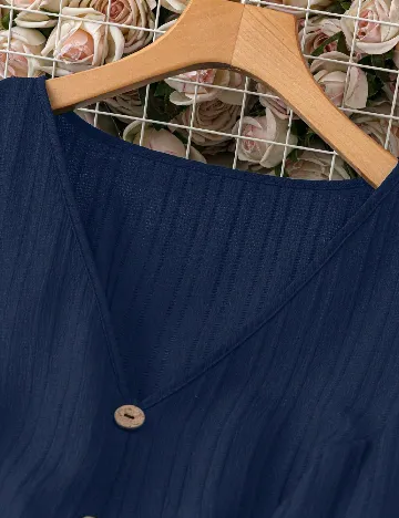 Rochie medie SHEIN CURVE, bleumarin