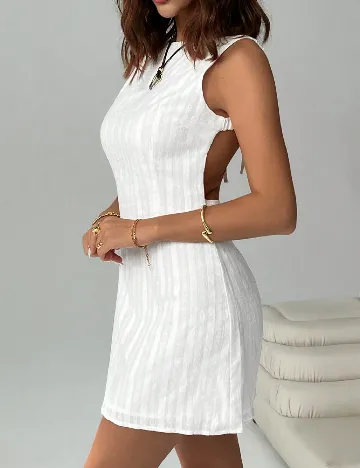 Rochie scurta SHEIN, alb