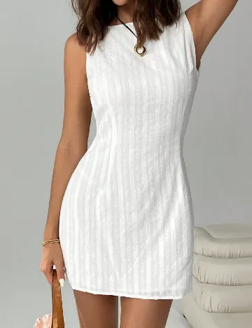 Rochie scurta SHEIN, alb