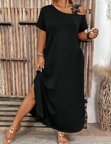 Rochie lunga SHEIN CURVE, negru