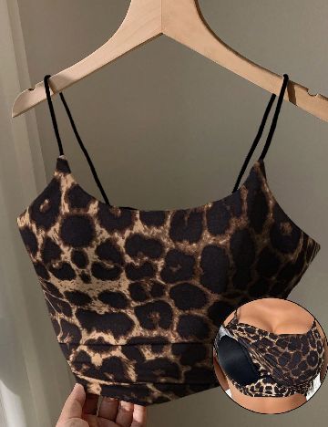 Top SHEIN, animal print
