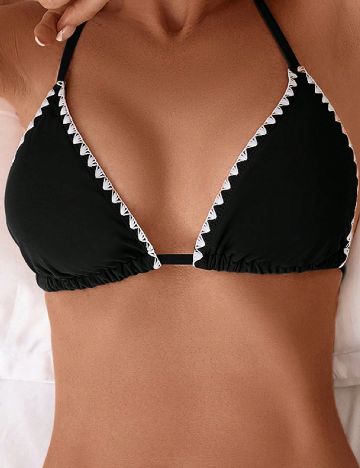 Sutien de baie SHEIN, negru