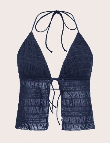 Top SHEIN, bleumarin