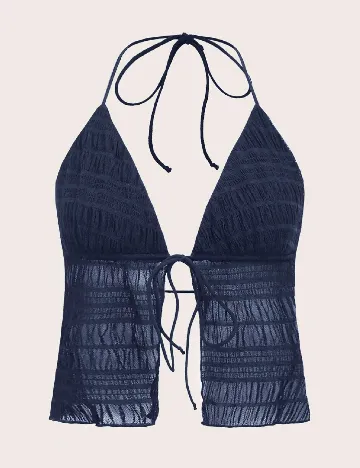 Top SHEIN, bleumarin