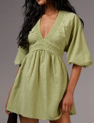 Rochie scurta SHEIN, verde