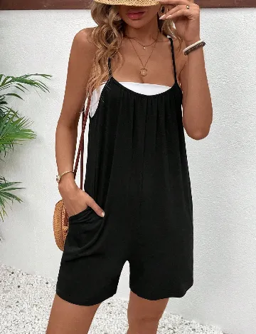 Salopeta SHEIN, negru