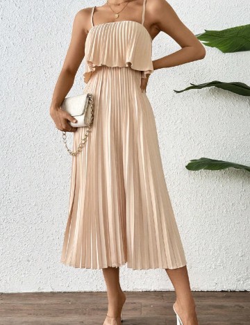 Rochie medie SHEIN, crem