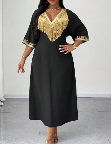 Rochie lunga SHEIN CURVE, negru