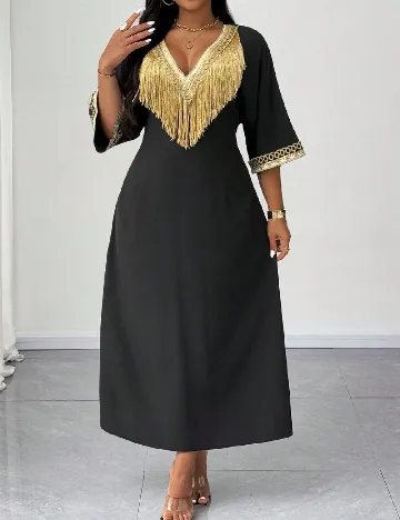 Rochie lunga SHEIN CURVE, negru