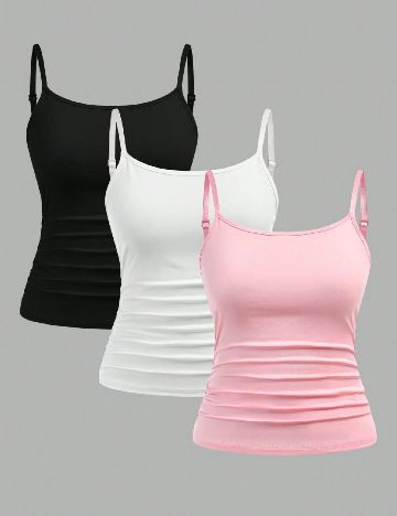 Set Maiouri 3 bucati Shein Kids, mix culori