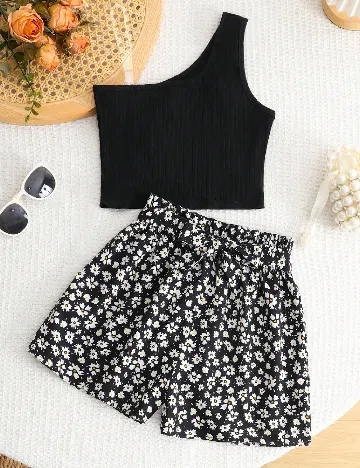 Compleu Shein Kids, negru