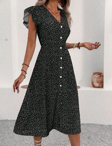 Rochie medie SHEIN, negru