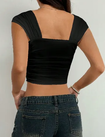 Top SHEIN, floral print