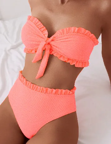 Costum de baie SHEIN, corai