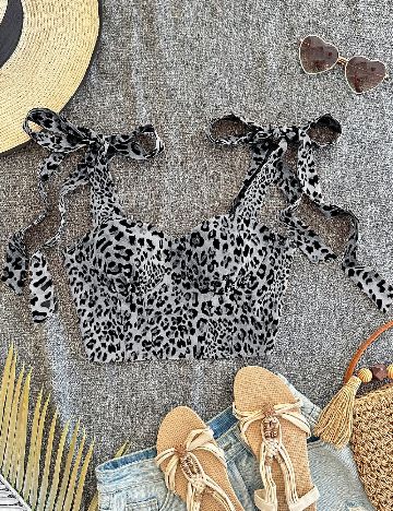 Top SHEIN, animal print