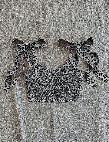 Top SHEIN, animal print