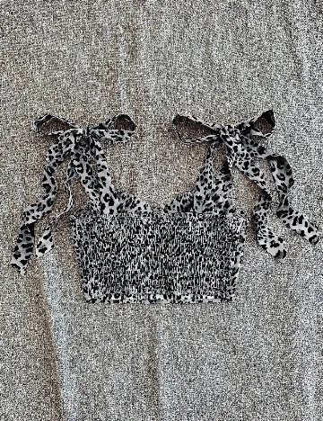 Top SHEIN, animal print