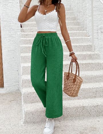 Pantaloni SHEIN, verde