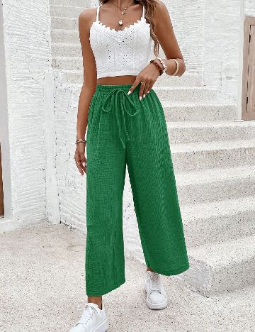 Pantaloni SHEIN, verde